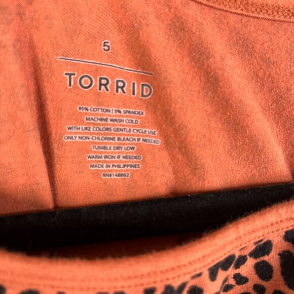 Torrid Foxy Cheetah Print  Tank Top Womens 5 High Neck Crop Sleeveless Stretch - Picture 3 of 7